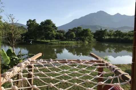 Homestay Tochi Ba Vì nghỉ dưỡng view núi Tản Viên có bể bơi ngoài trời