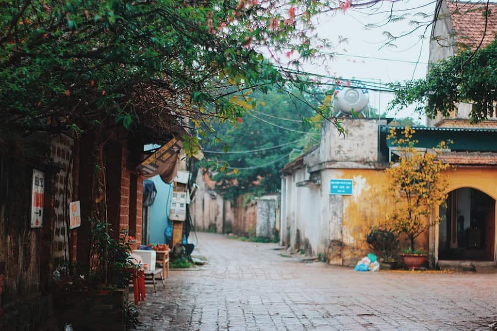 Quang cảnh cổ xưa làng cổ Đường Lâm